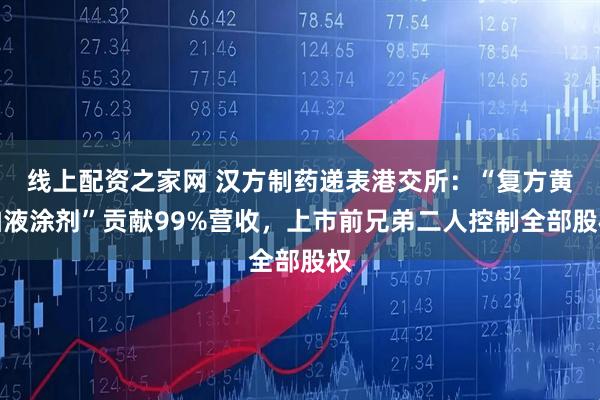 线上配资之家网 汉方制药递表港交所：“复方黄柏液涂剂”贡献99%营收，上市前兄弟二人控制全部股权